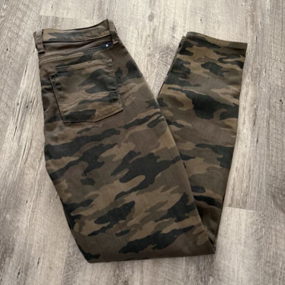 LUCKY Brand Sofia Skinny Jeans Womens 4/27 CAMO Green Stretch 5-Pocket Denim - Picture 7 of 8